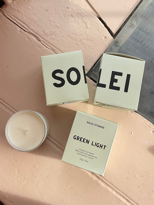 Green Light Candle