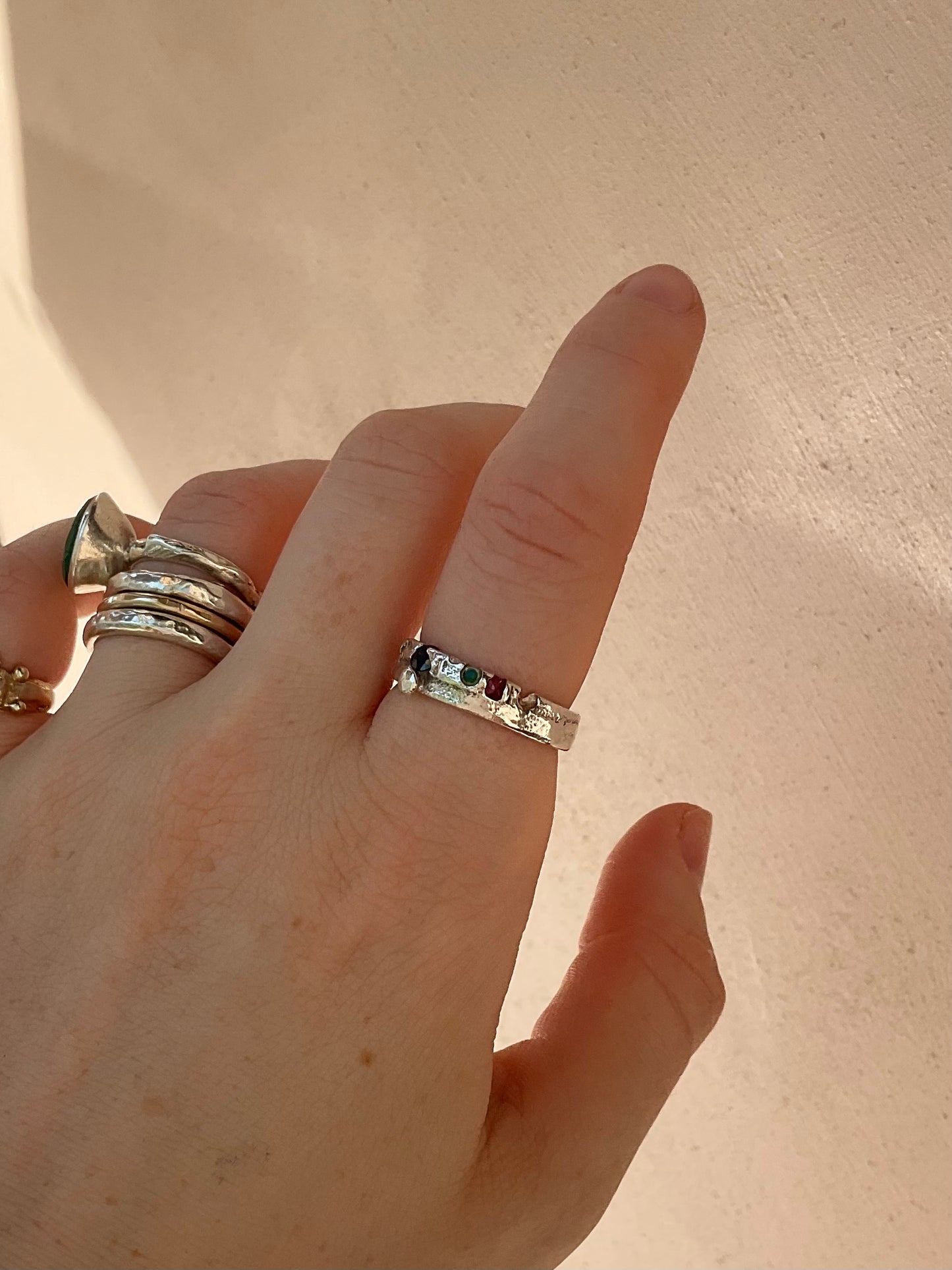 Silver Party Ring