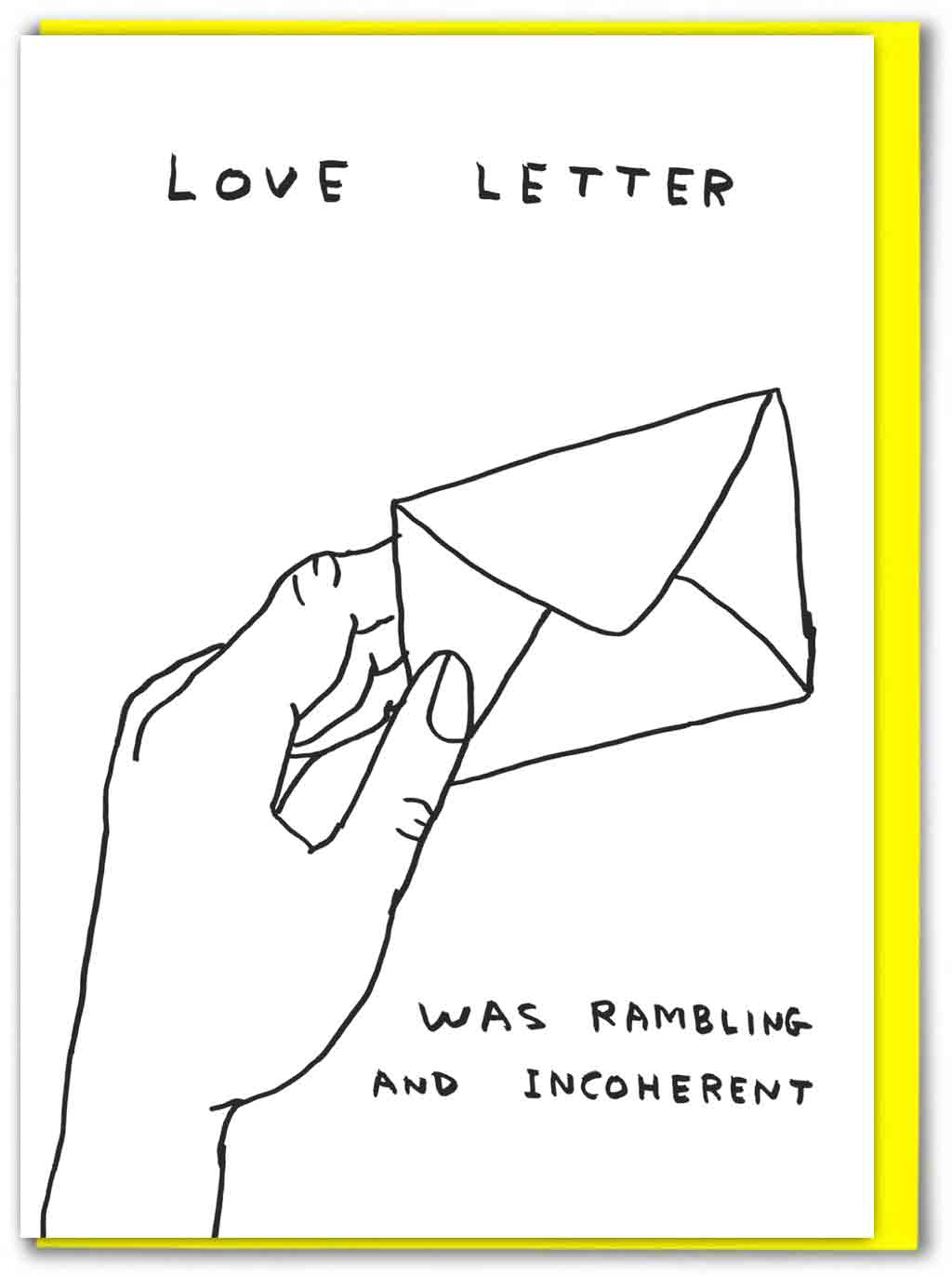 Birthday Card - Love Letter Greetings Card