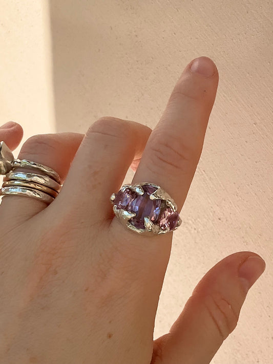 Amethyst Cocktail Ring