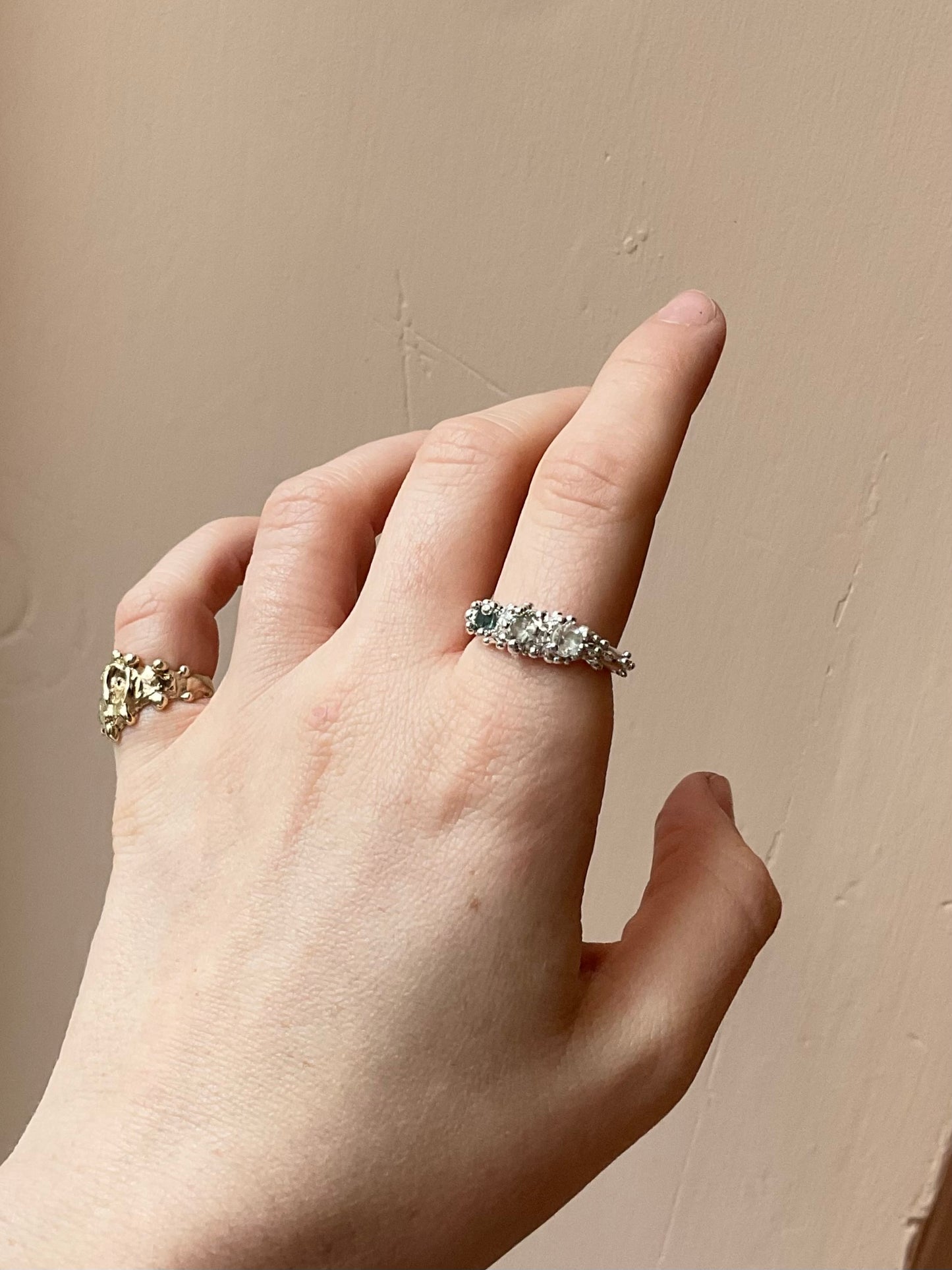 Tourmaline Barnacle Ring #3