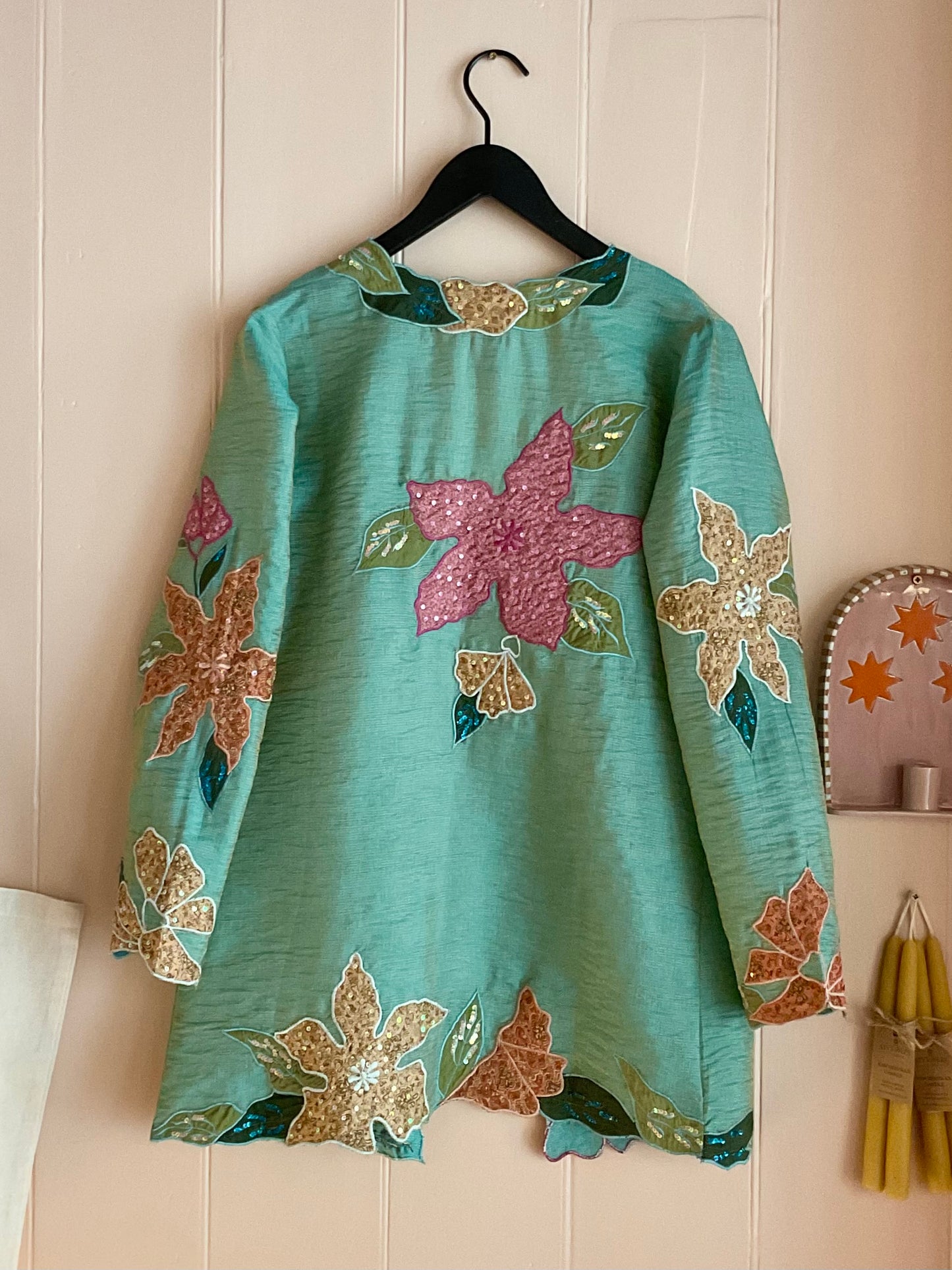 Vintage Indigo Moon Kimono
