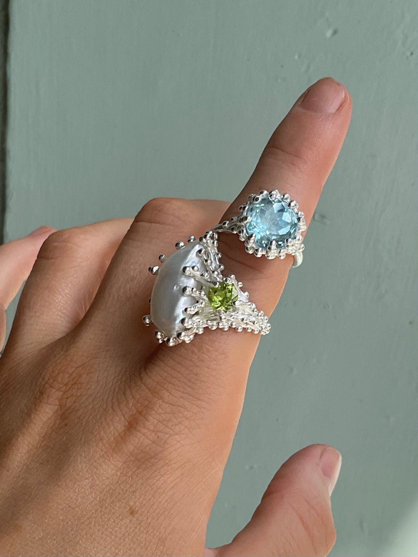 SPLASH Ring, Aqua Topaz