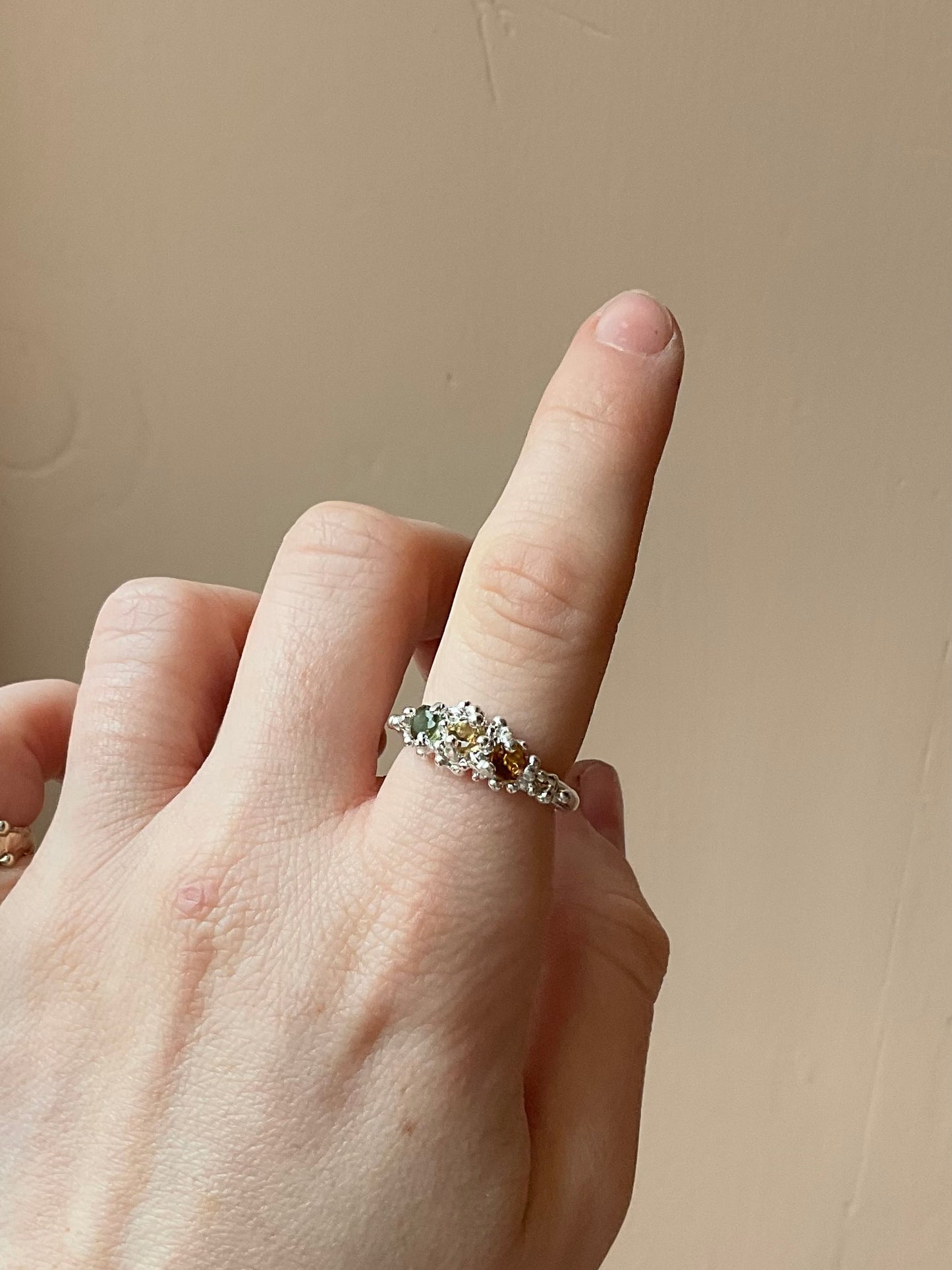 Tourmaline Barnacle Ring #2