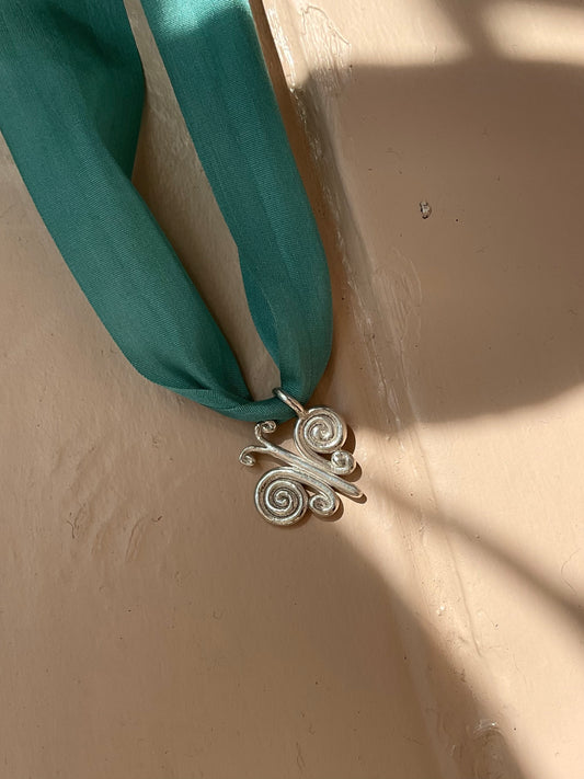 Butterfly Spiral Pendant