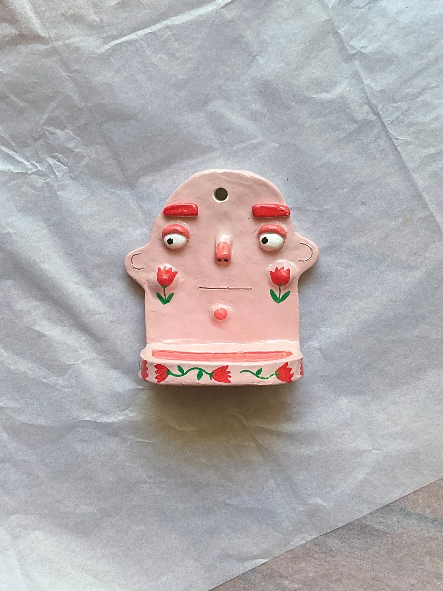 Pink Tulip Ponky Wots Wall Shelf