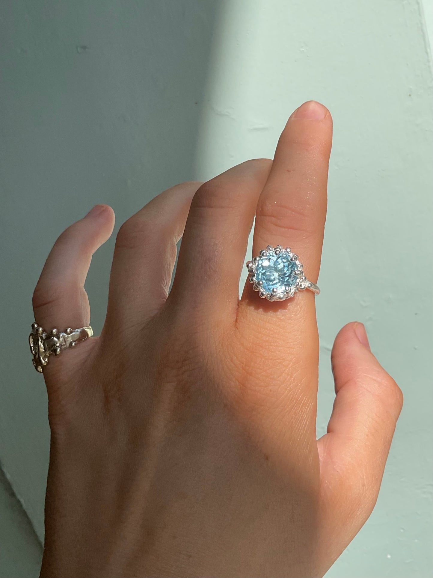 SPLASH Ring, Aqua Topaz
