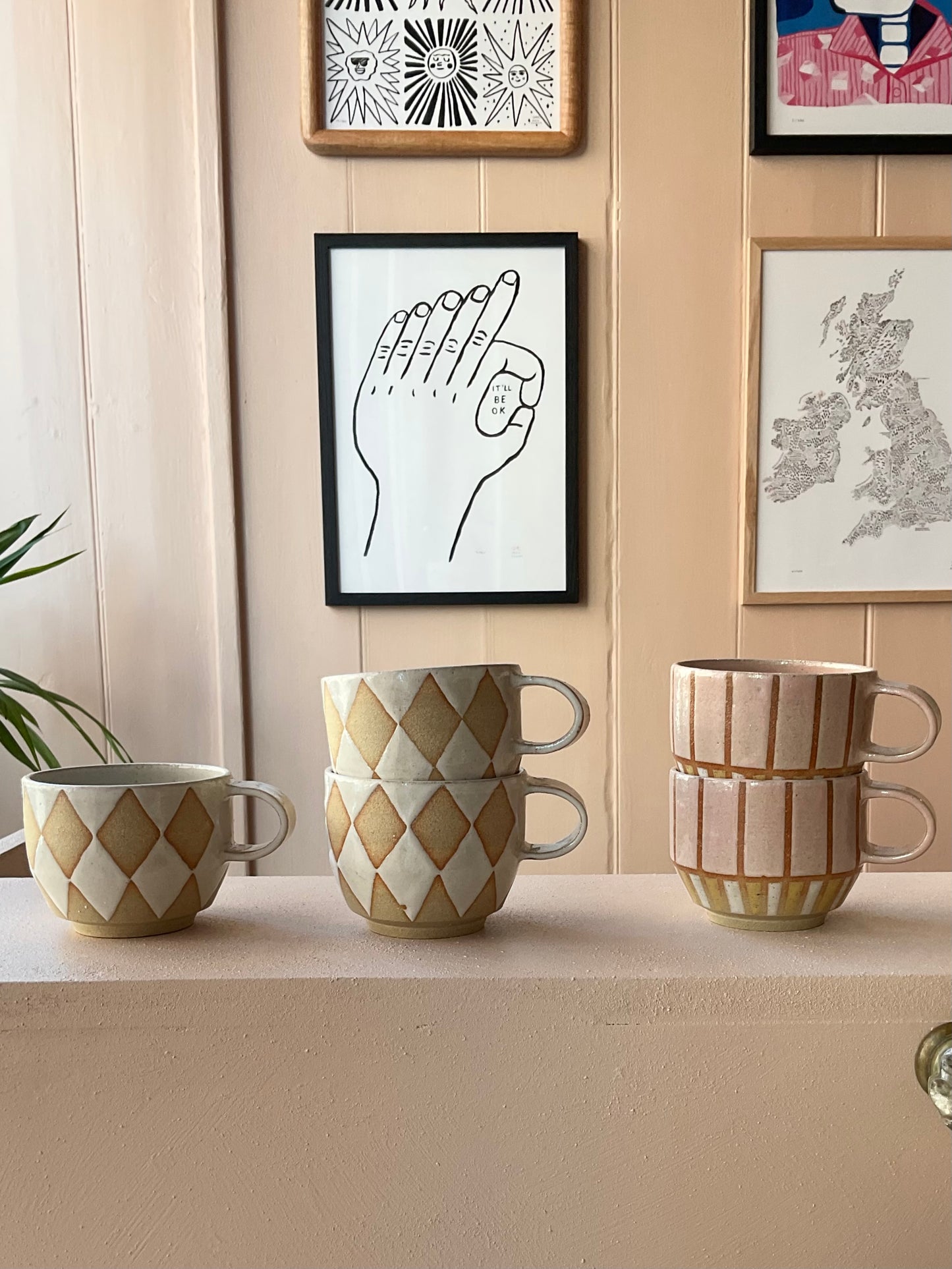 Stacking Mug, Pink