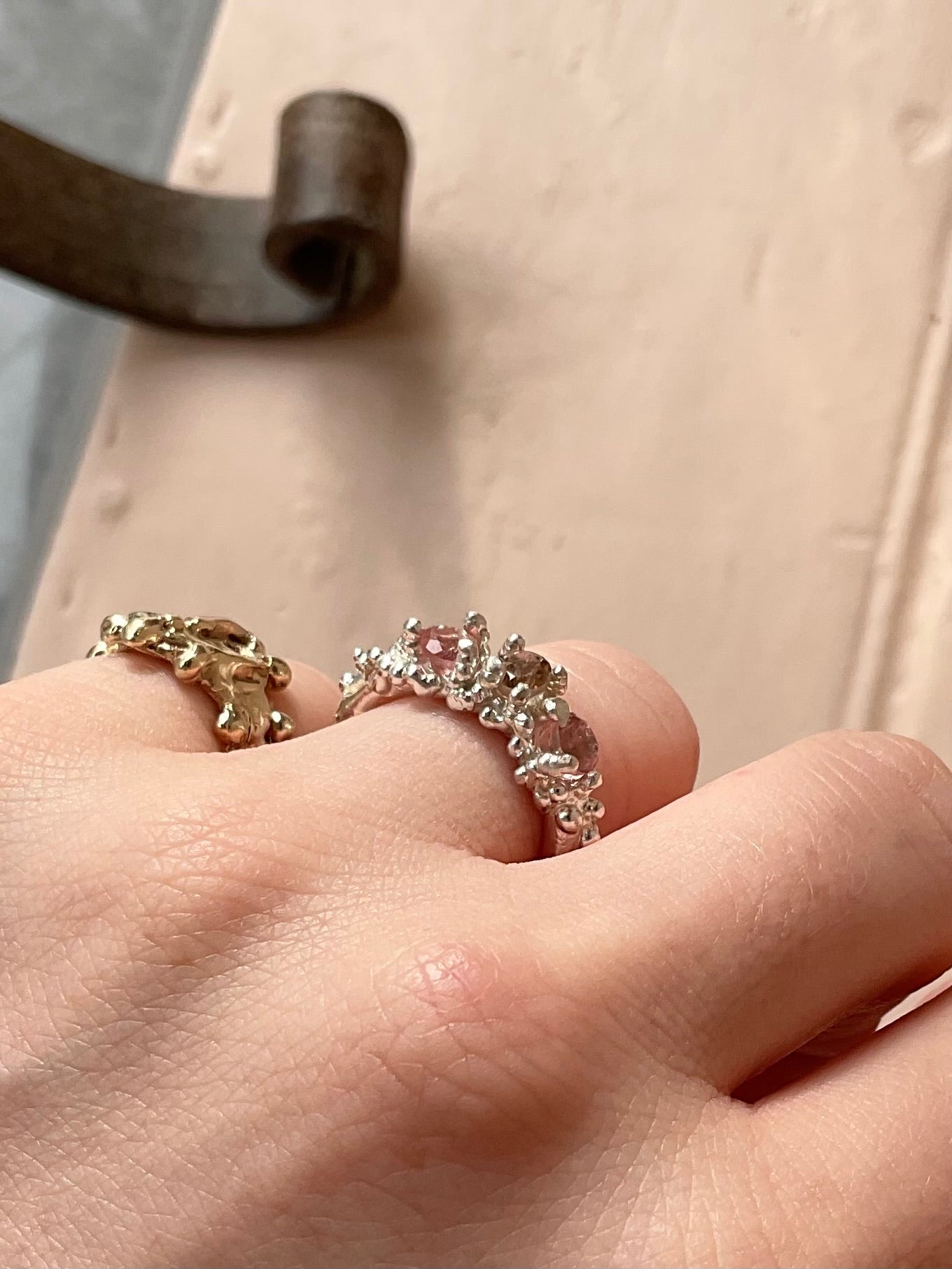 Tourmaline Barnacle Ring #4