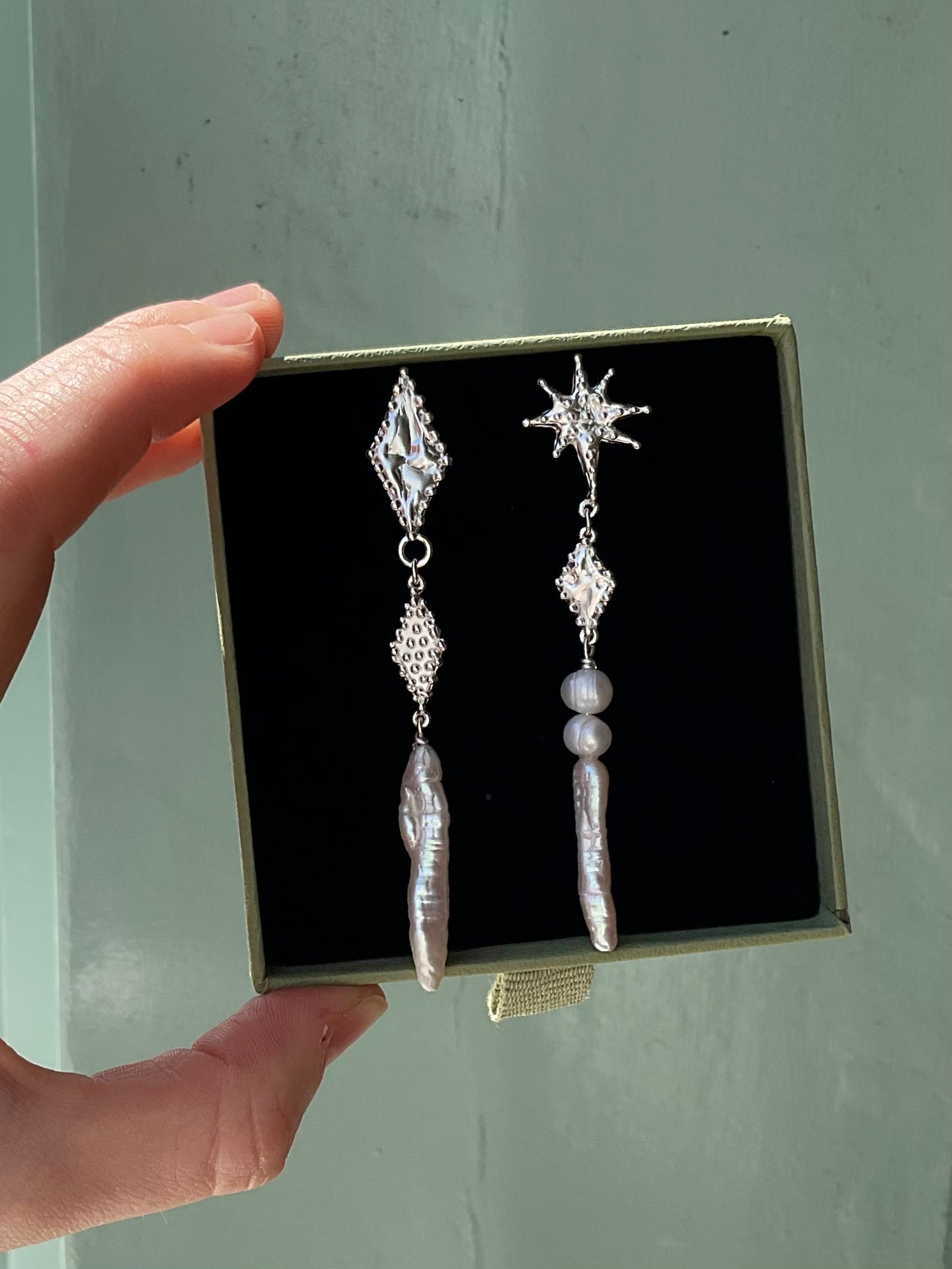 “Diamond Geezer” Earrings