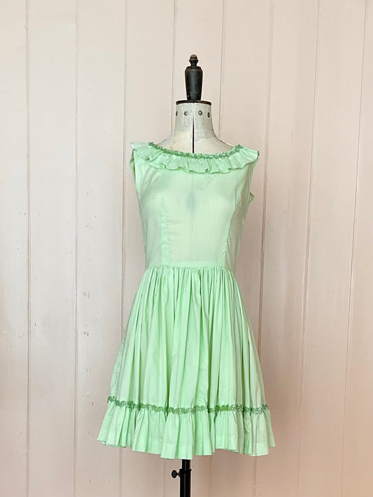 Vintage Pale Green Party Dress