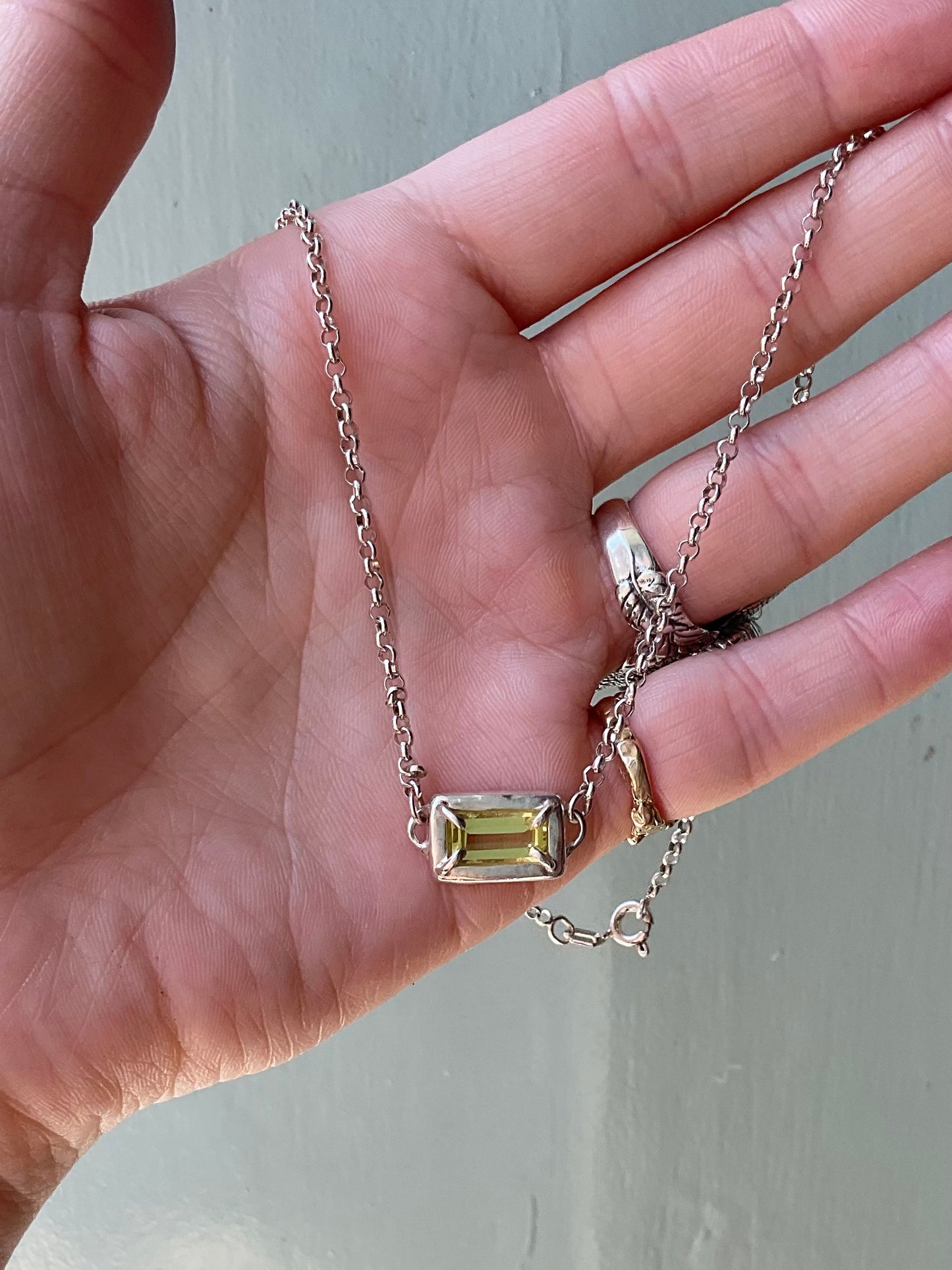 Lemon Quartz Necklace