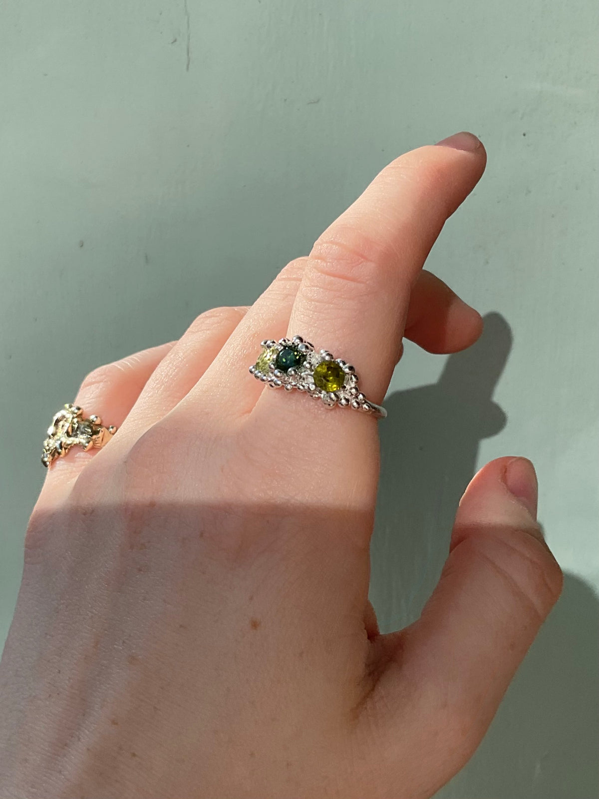Tourmaline Barnacle Ring #11