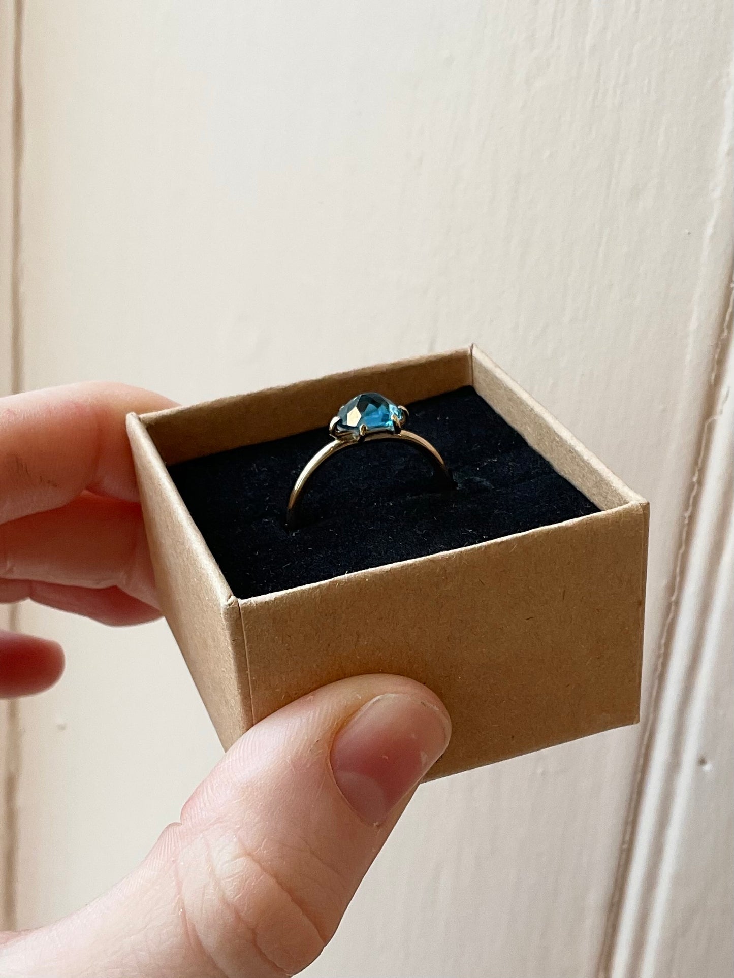 London Blue Topaz, Gold Ring