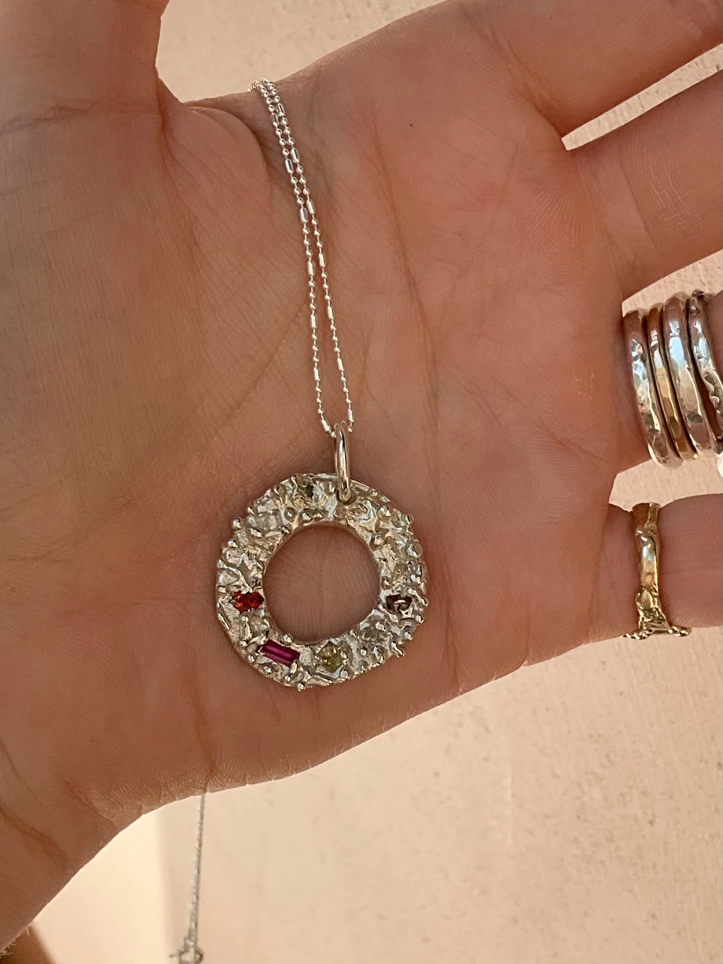 Summer Wreath Necklace