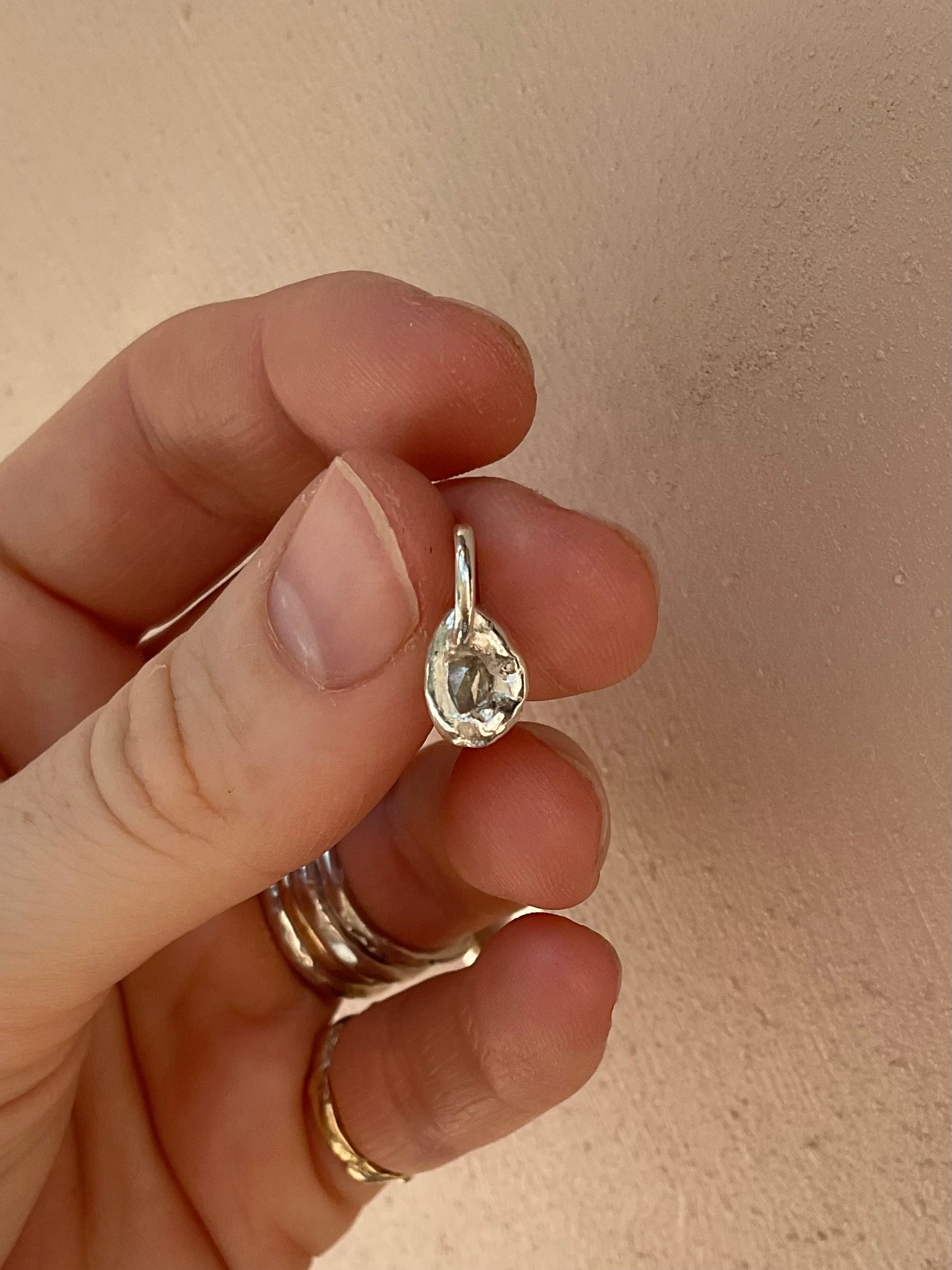 Tear Drop Gem Charm