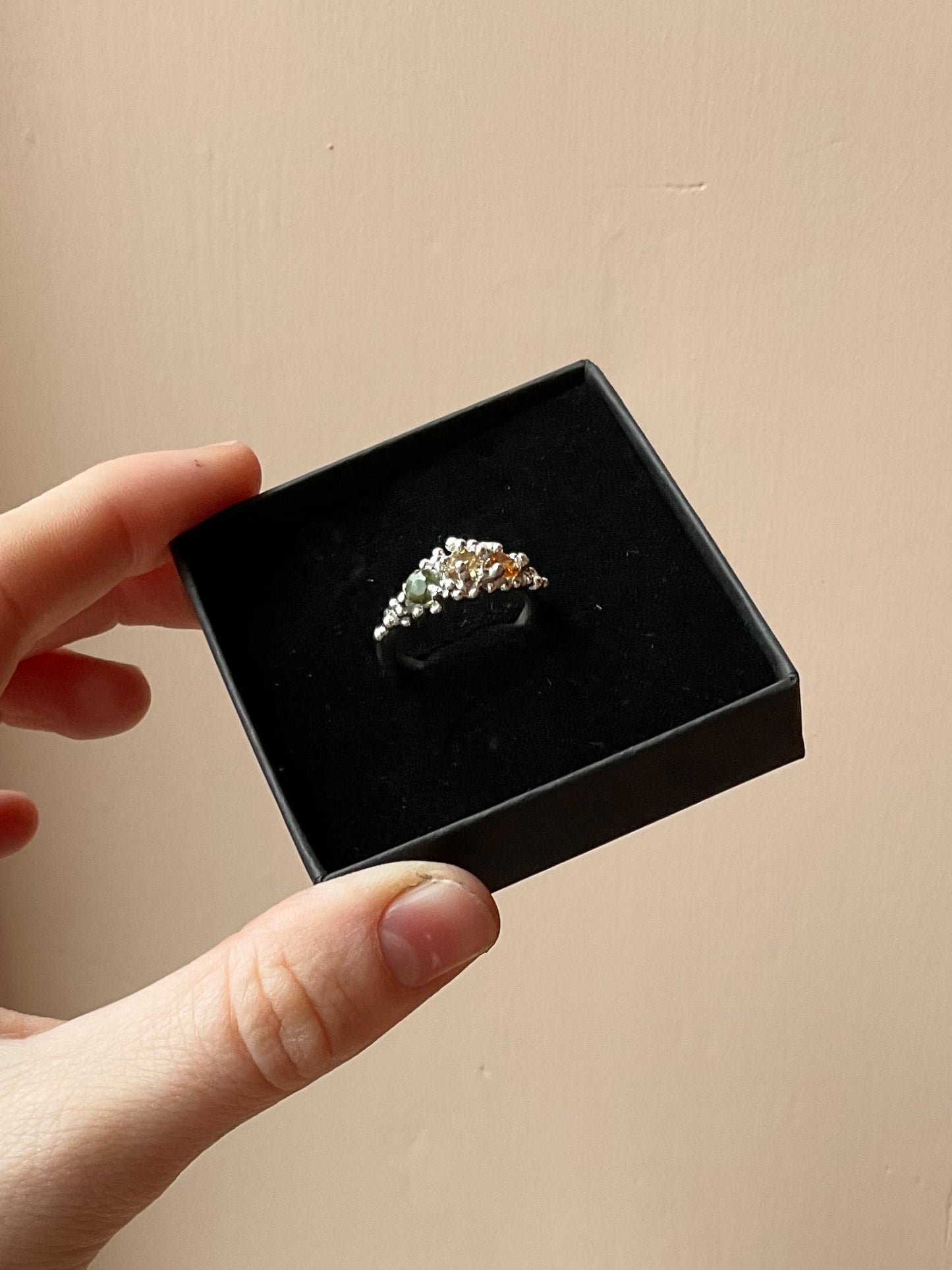 Tourmaline Barnacle Ring #2