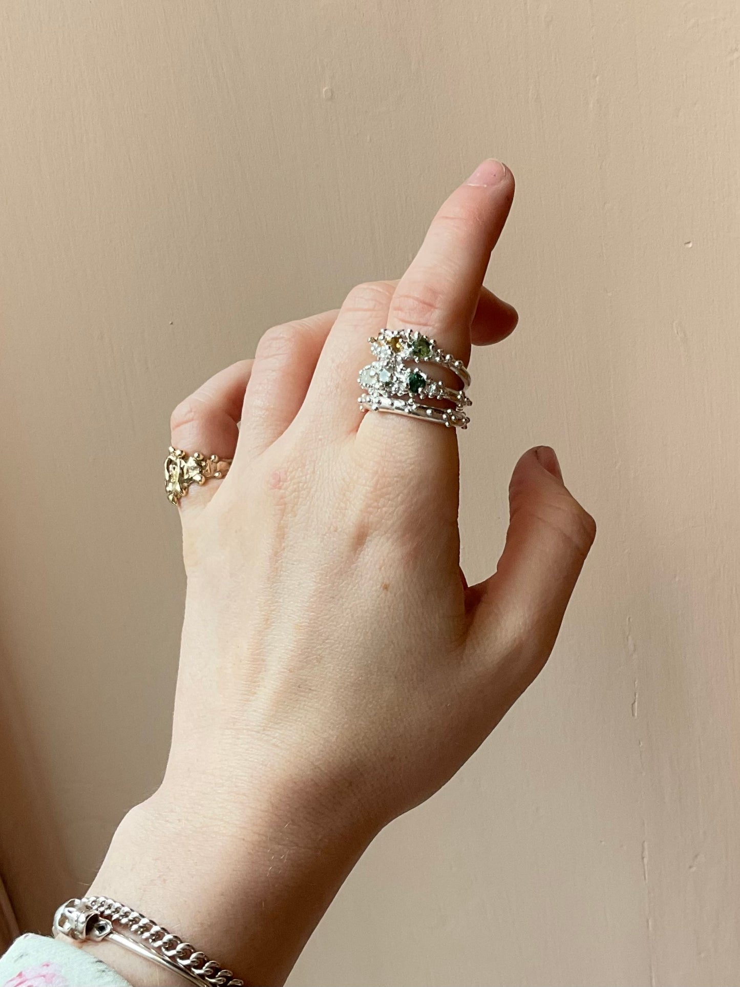 Tourmaline Barnacle Ring #3