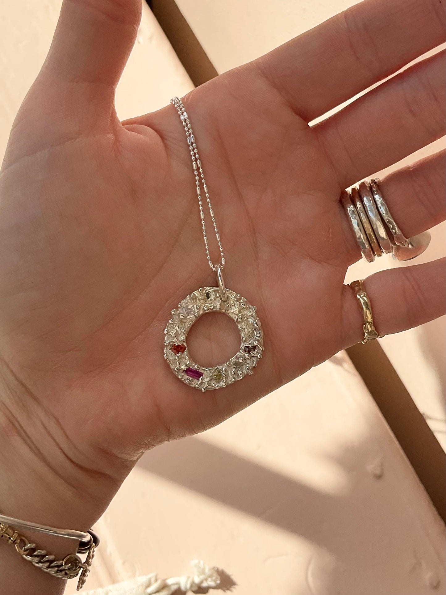 Summer Wreath Necklace