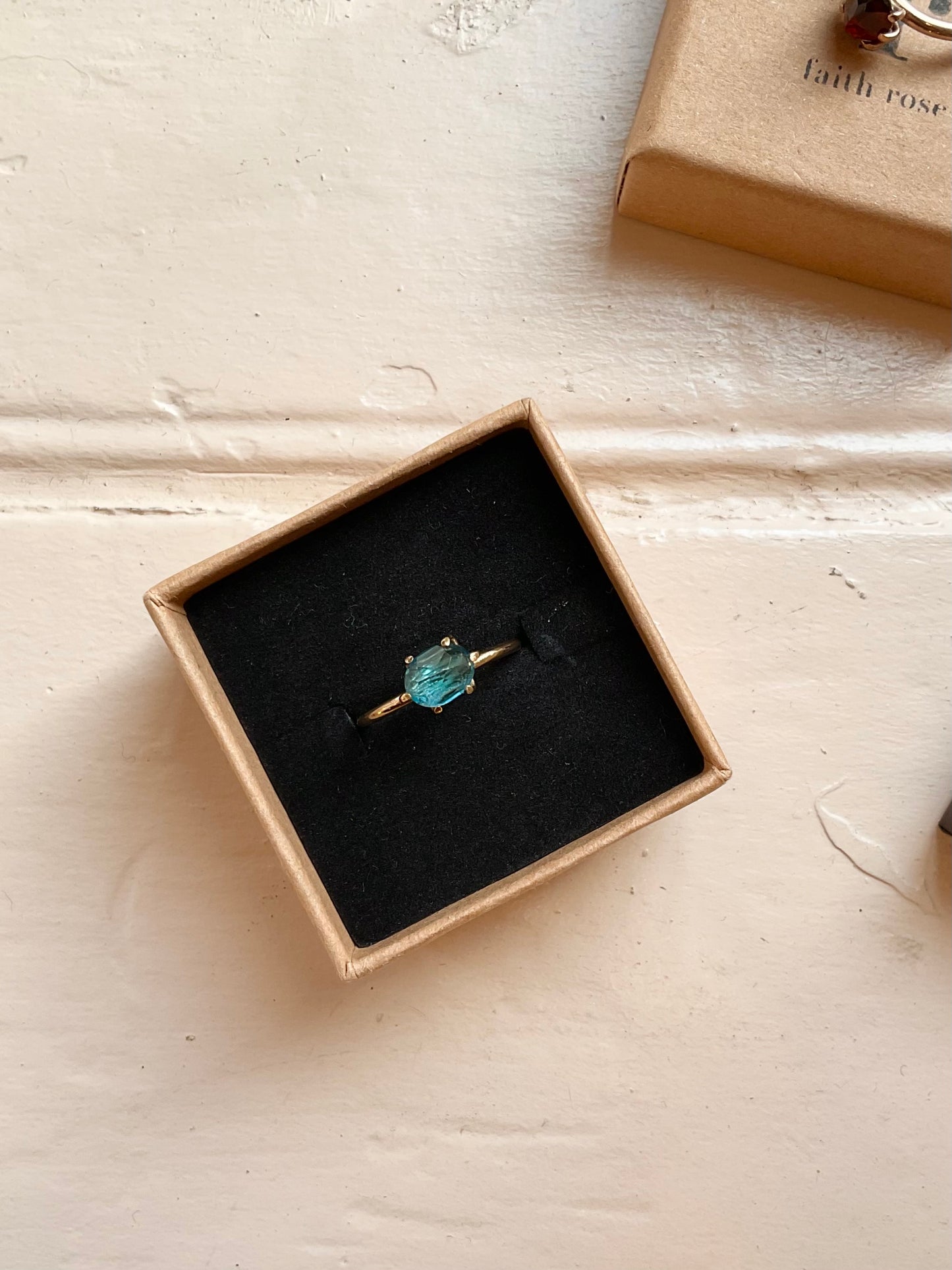 London Blue Topaz, Gold Ring