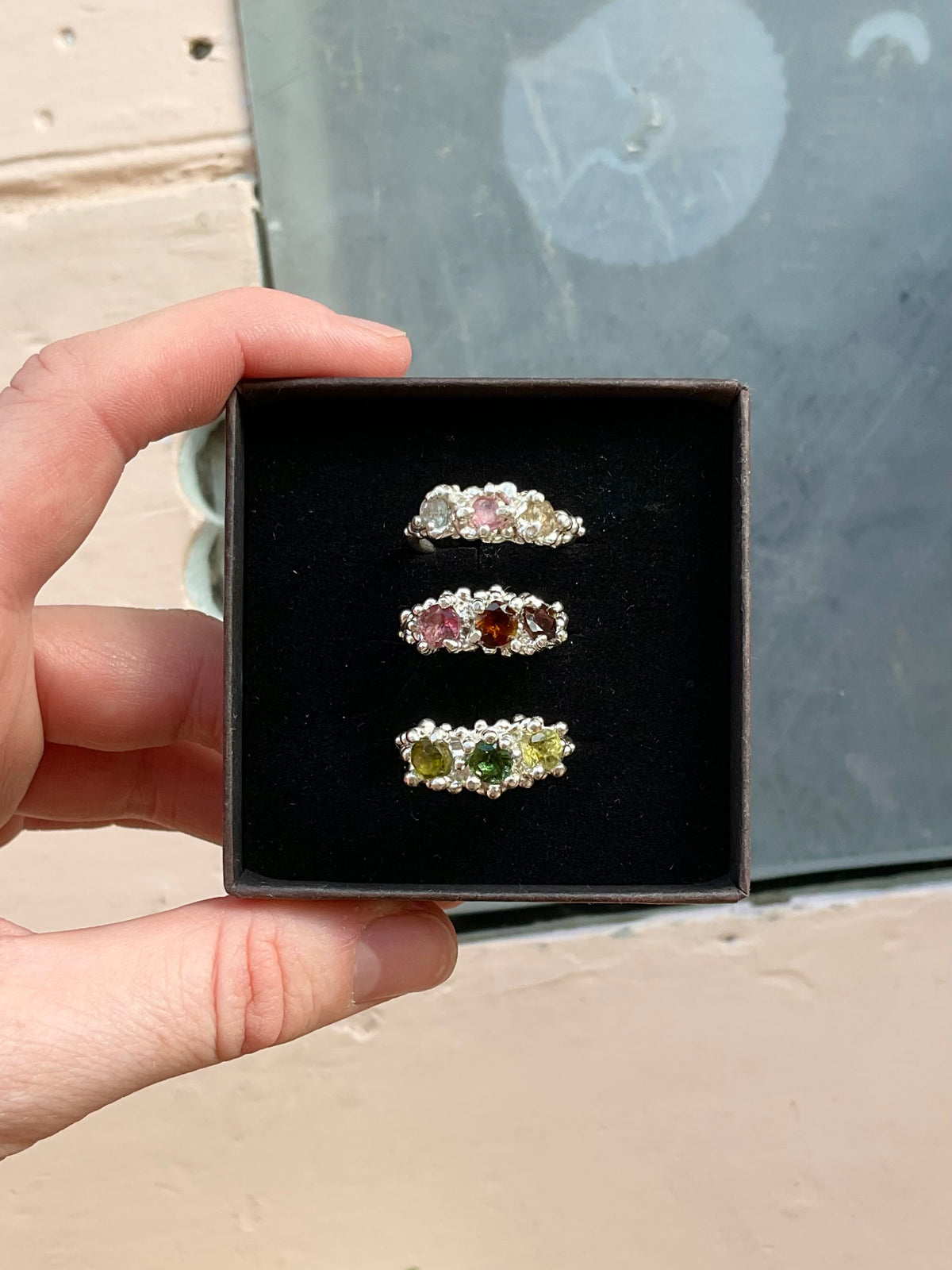 Tourmaline Barnacle Ring #12