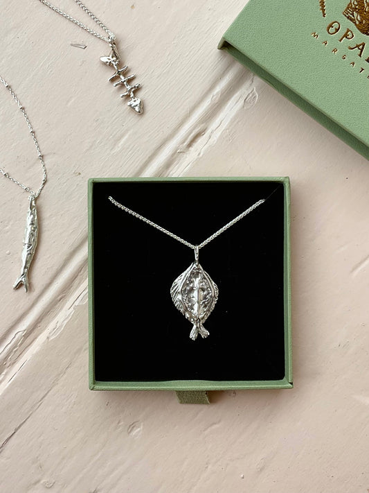 Everything In Its Plaice Necklace