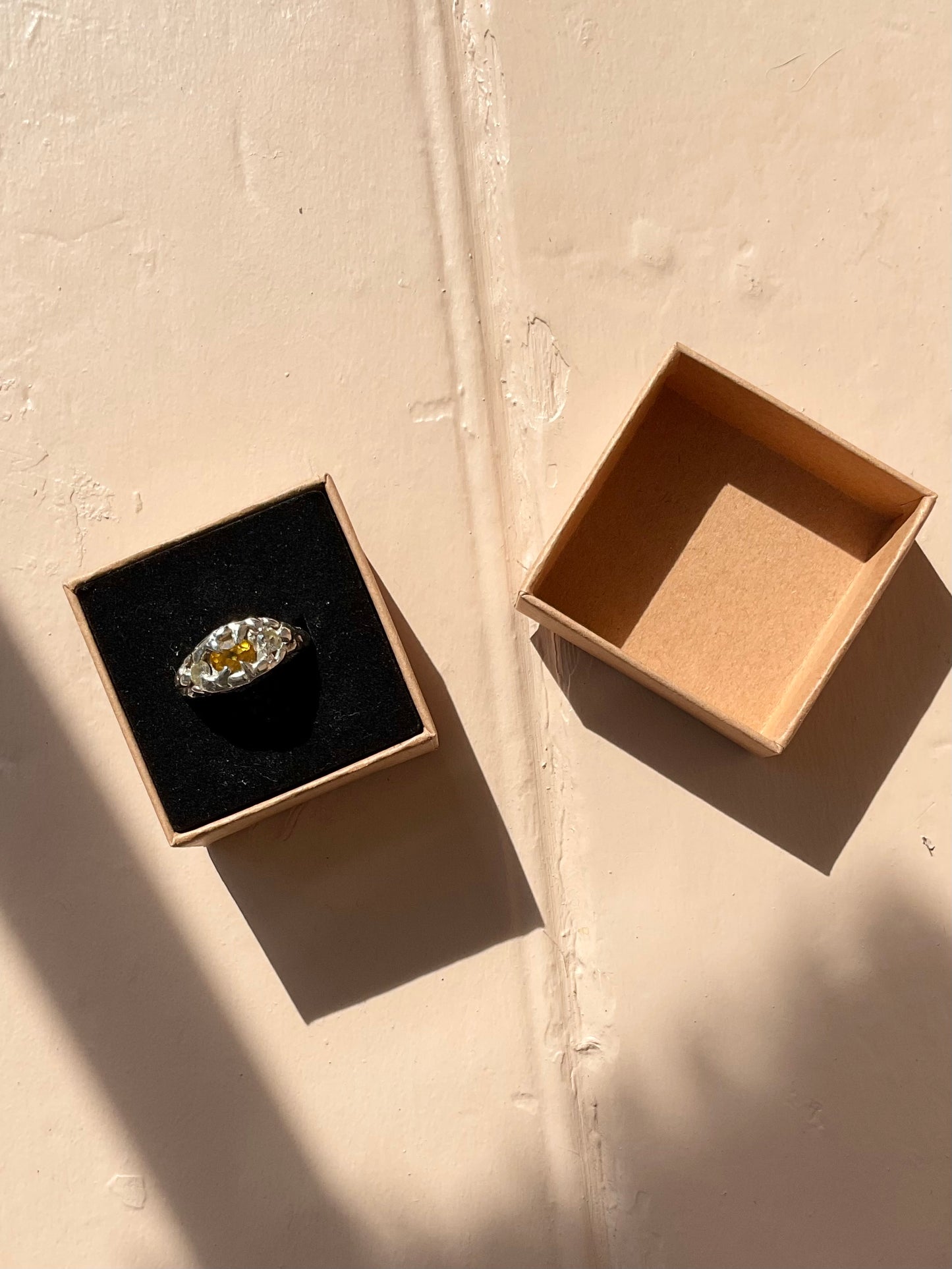 Sapphire Buttercup Ring