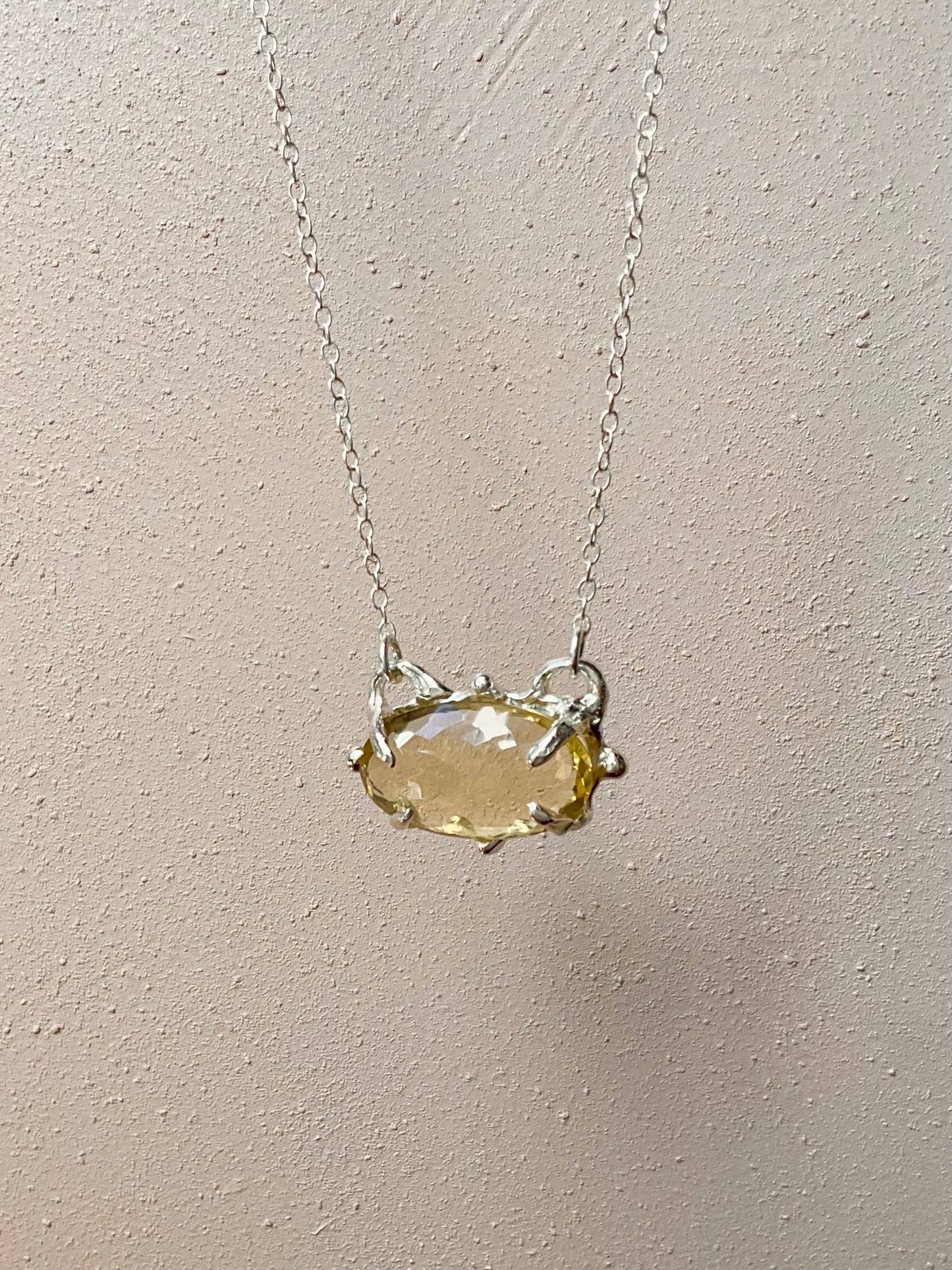 Antique Citrine Necklace