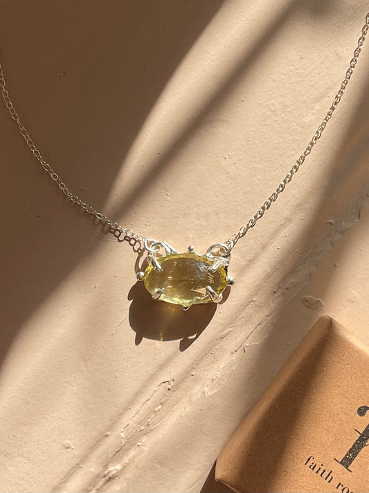 Antique Citrine Necklace