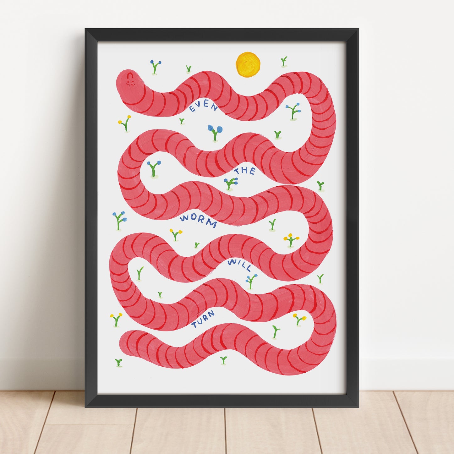 Even The Worm Will Turn giclee print - Alex Foster