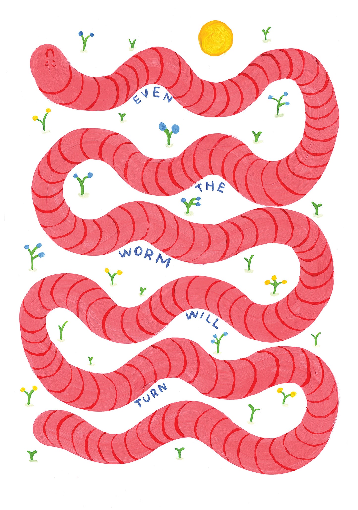 Even The Worm Will Turn giclee print - Alex Foster