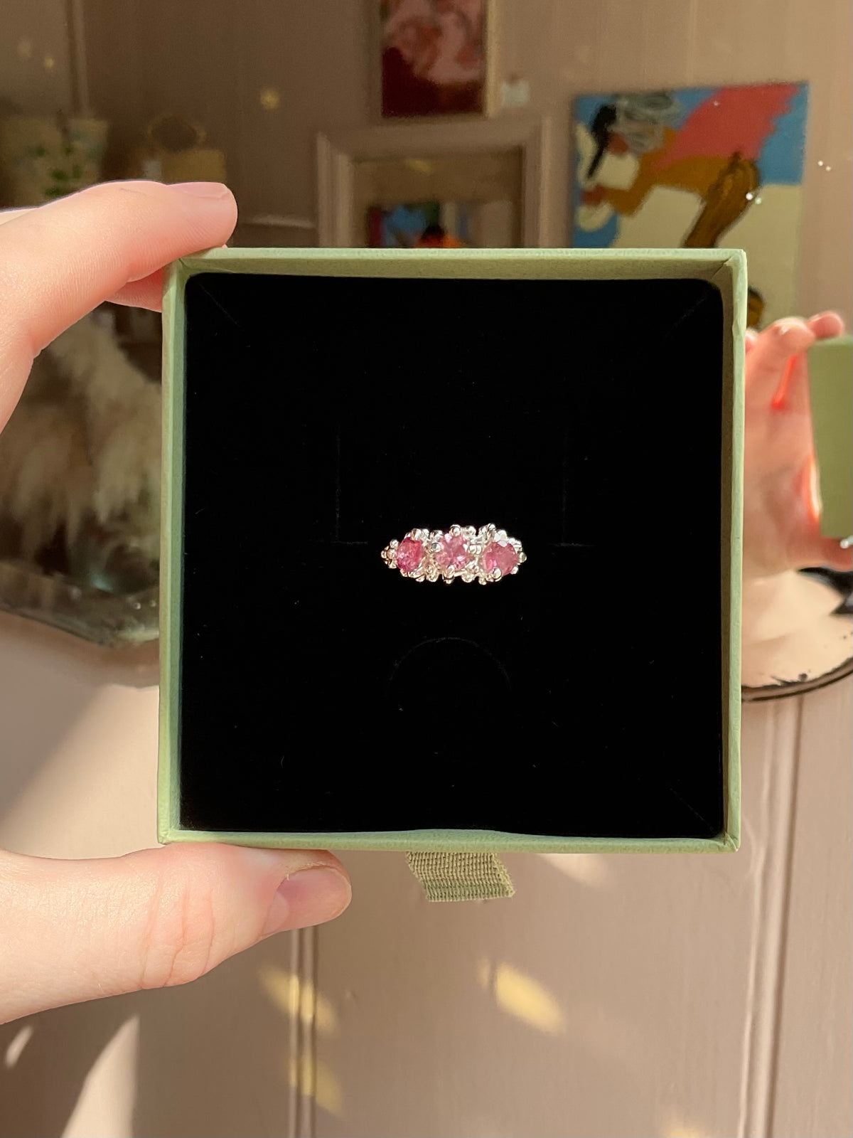 Tourmaline Barnacle Ring #13