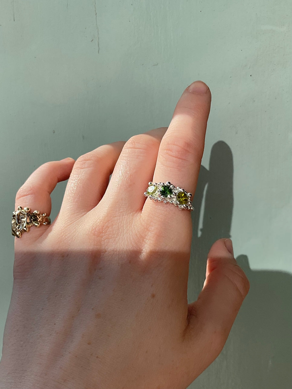 Tourmaline Barnacle Ring #11
