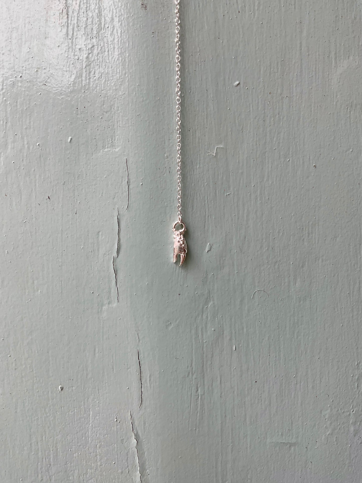 Crab Claw Lariat Necklace
