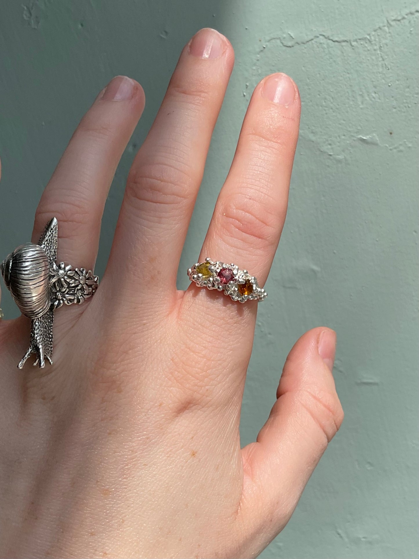 Tourmaline Barnacle Ring #10
