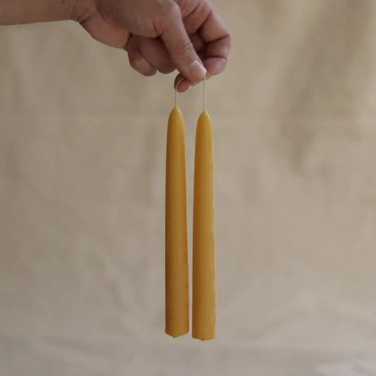Taper Beeswax Candles - Aromatherapy Candles - Beeswax
