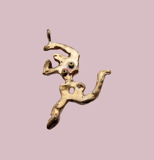 Leap charm, bronze