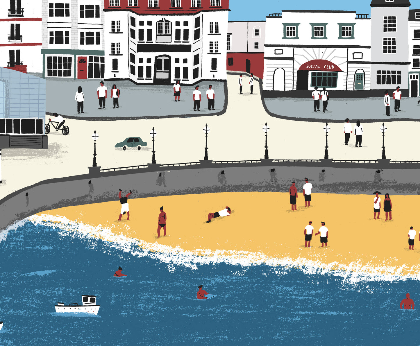 Margate Cityscape giclee print - Alex Foster