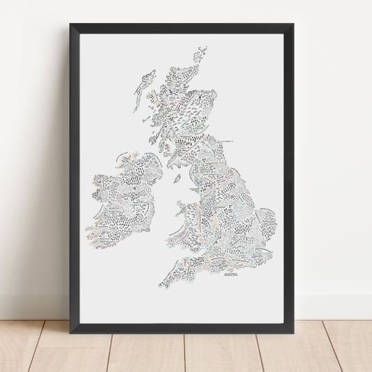 Walk the UK & Ireland 2 giclee print - Alex Foster