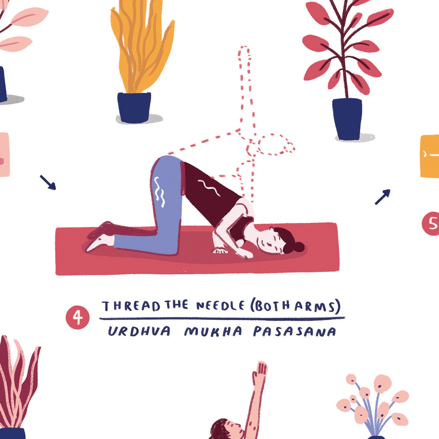 Yoga giclee print - Alex Foster