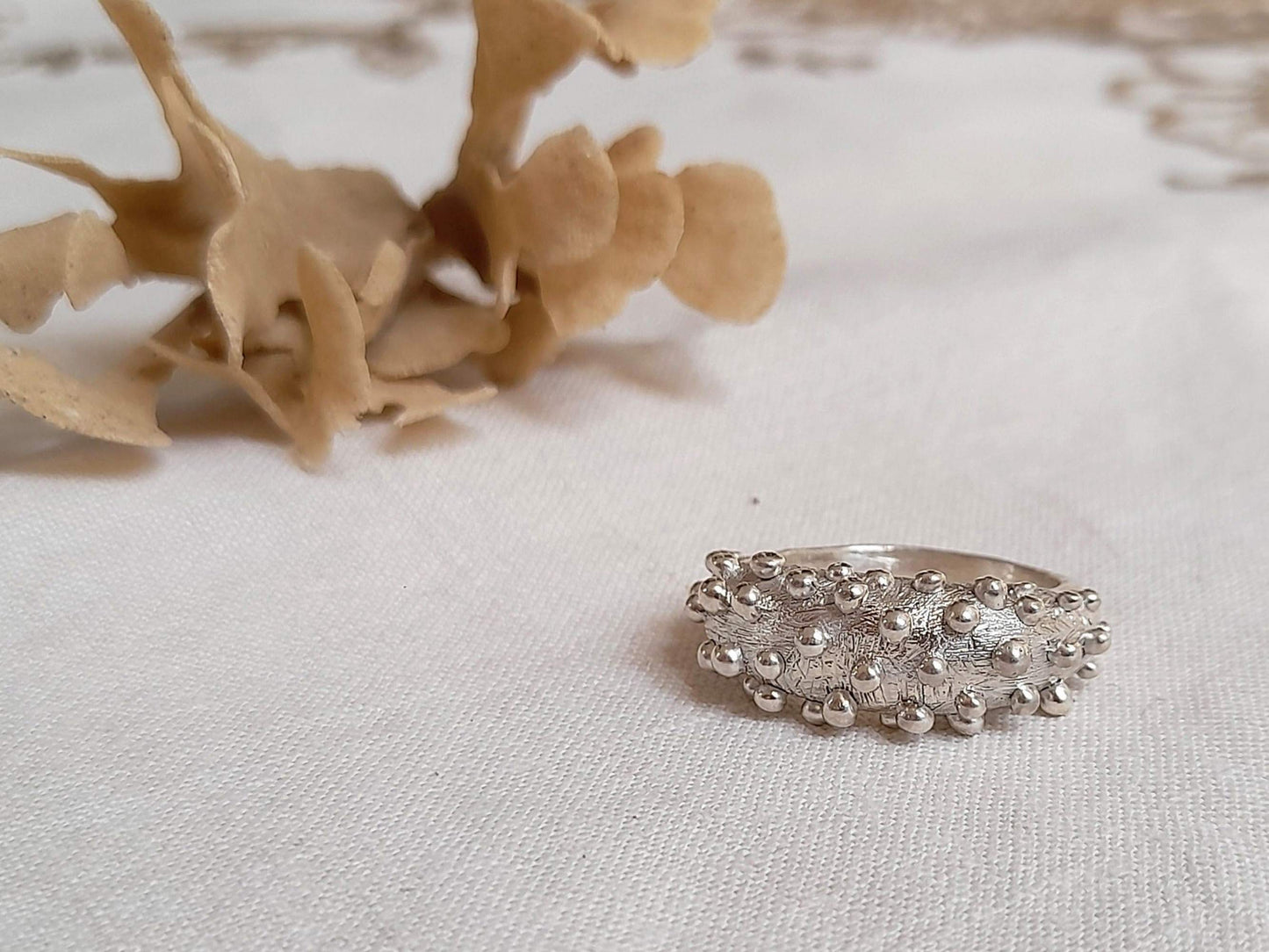 Caviar Dome Ring