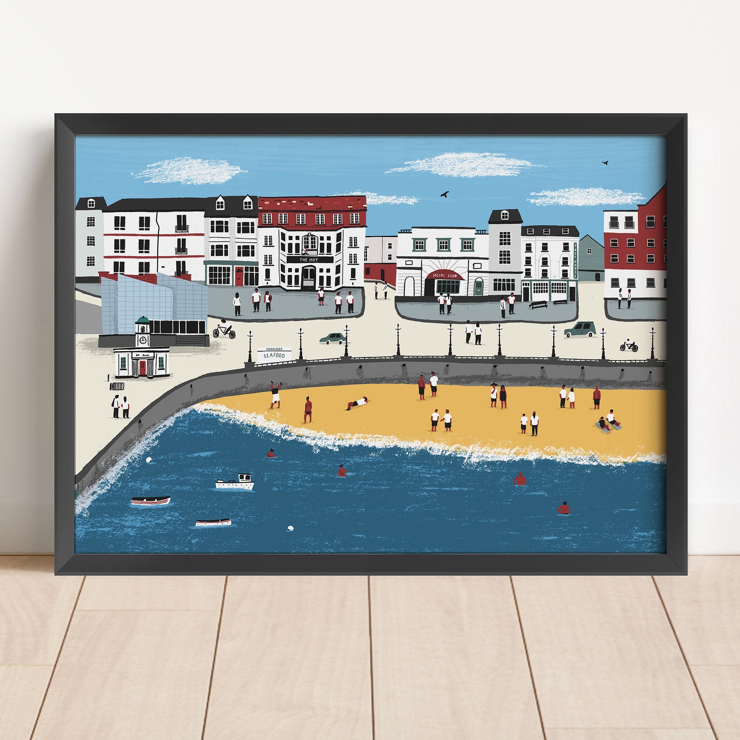 Margate Cityscape giclee print - Alex Foster