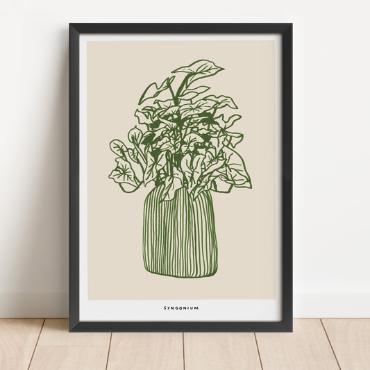 Syngonium giclee print - Alex Foster